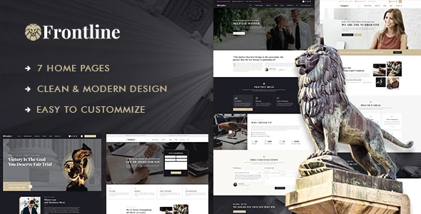 Frontline – Attorney & Lawyer WordPress Theme